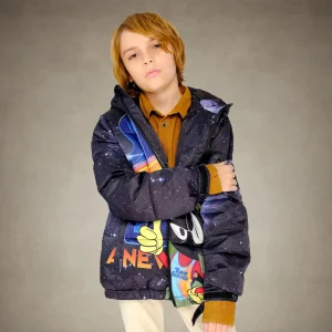 Online Members Only Boy's Space Jam Puffer Jacket - FINAL SALE Galaxy