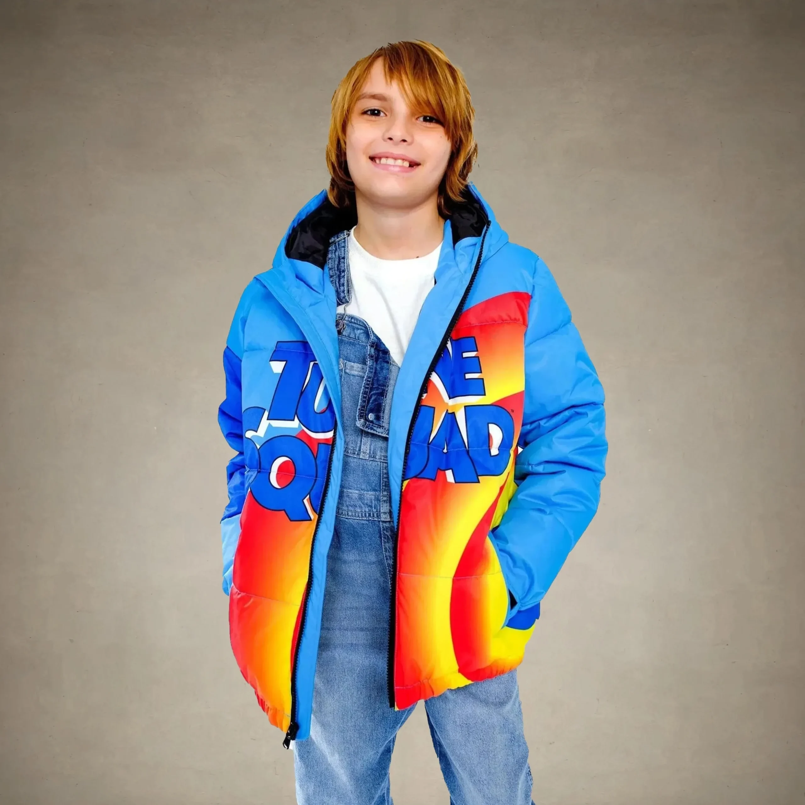 Outlet Members Only Boy's Tune Squad Puffer Jacket - FINAL SALE Blue