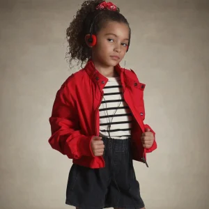 Best Members Only Girl's Racer Jacket Red