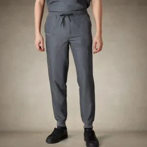 New Members Only London Jogger Scrub Pants Graphite