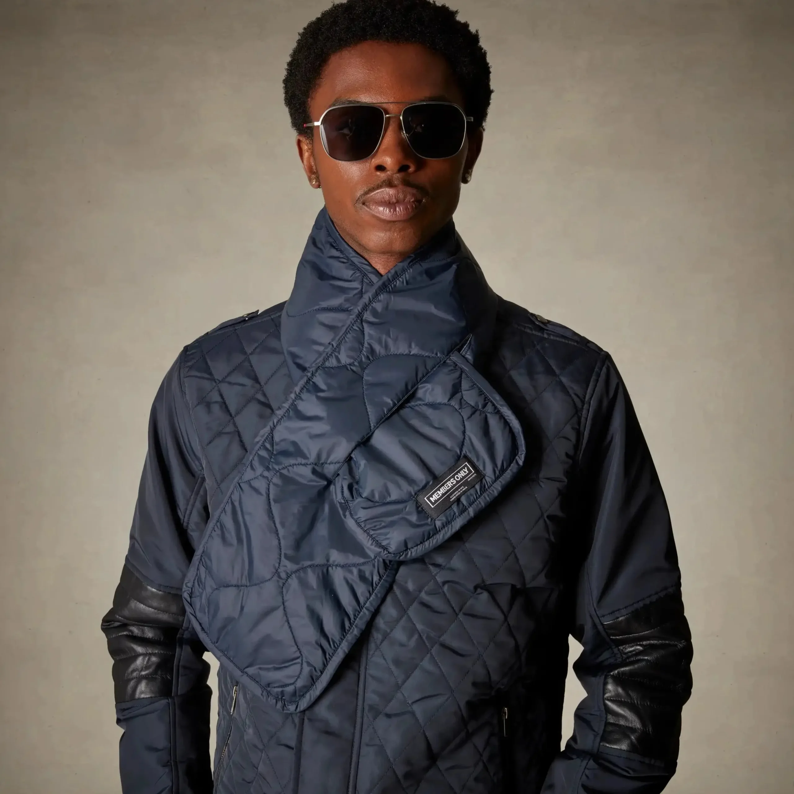 Online Members Only Quilted Scarf INK