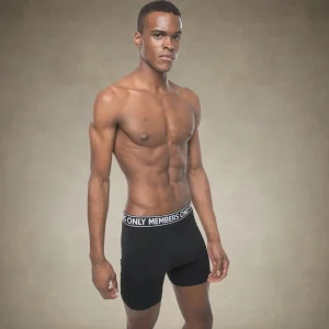 Online Members Only Men's 3PK Cotton Spandex Boxer Brief - Black/White/ - FINAL SALE Grey