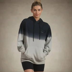 Discount Members Only Women's Emerson Ombre Oversized Hooded Sweatshirt Grey